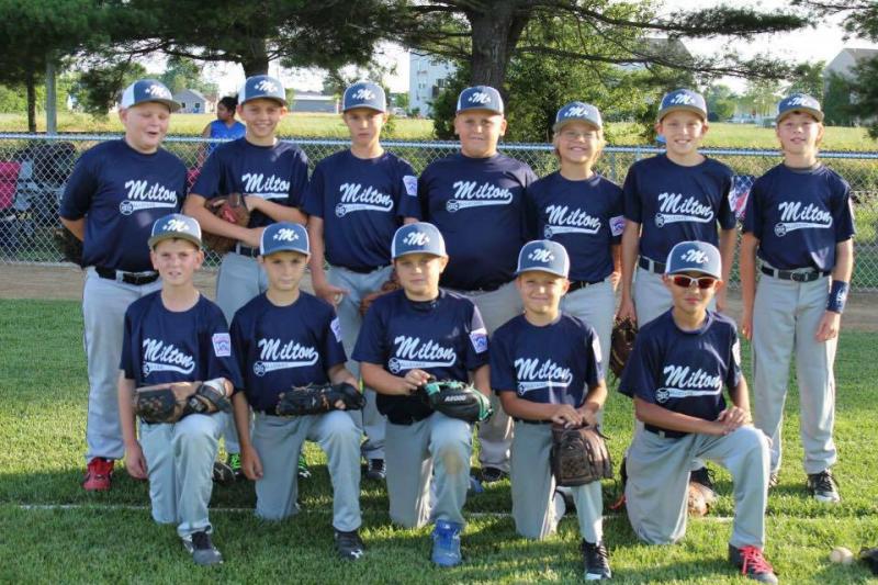 The Milton 10-year-old all stars. Shown in back are (l-r) Finley Jones, Nolan Barry, Gage Joseph, Bryce Dominick, Luke McCarthy, Trey Hitchcock and Jase Mitchell. In front are Conner Coulbourne, Mitch Joseph, Tyler Jacona, Jackson Isaacs and Jayceon White. PHOTO COURTESY OF AMANDA FRAMPTON